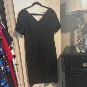 Banana Republic Classic Black Midi Dress